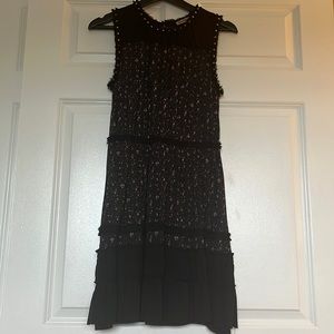 Juicy Couture Huntington Gold Stud Black Dress, Size S